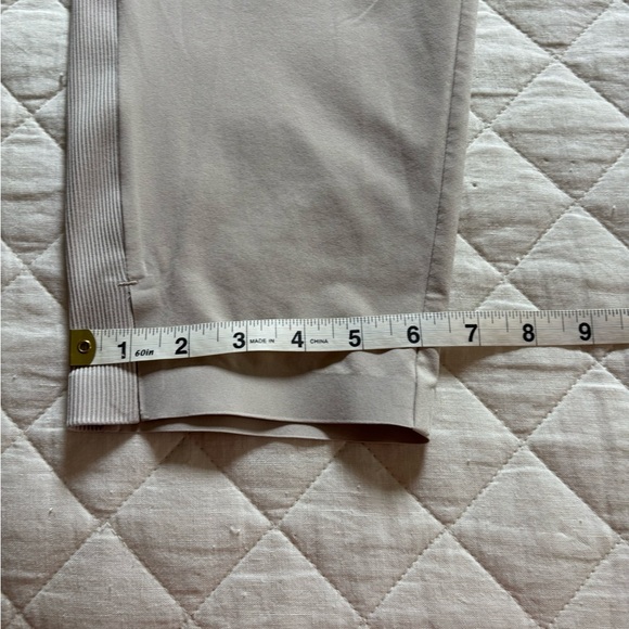 Athleta 6 Brooklyn Abalone cream ankle pants EUC - Picture 4 of 12